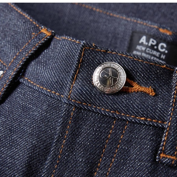 NWT A.P.C. Men's New Cure H Jean Tres Etroit Sz 24 Indigo - Picture 5 of 12